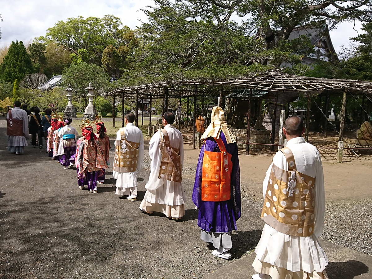 開山式・春の御会式・鏡忍寺