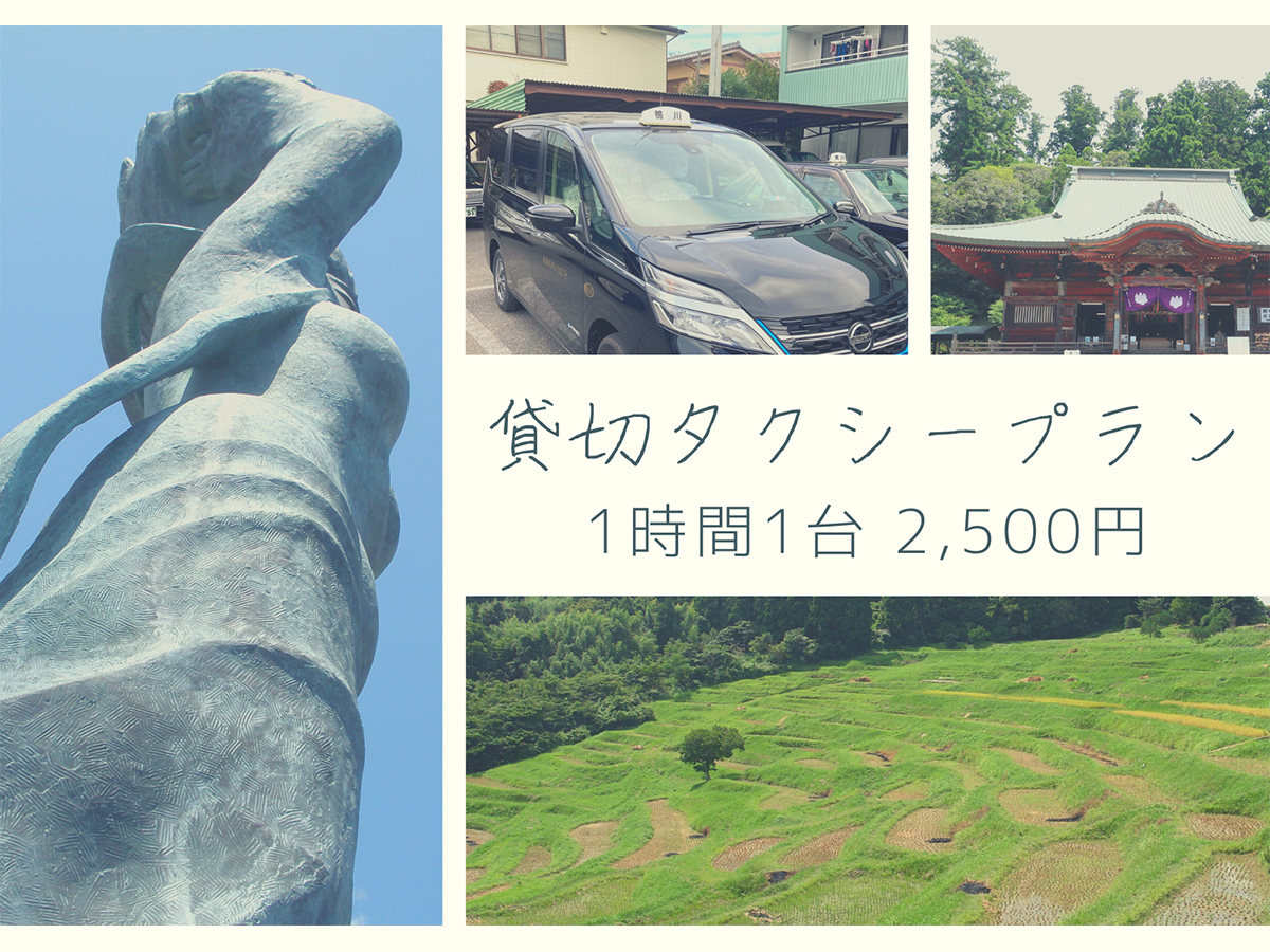 格安！鴨川観光貸切タクシープラン [鴨川市内発着限定]